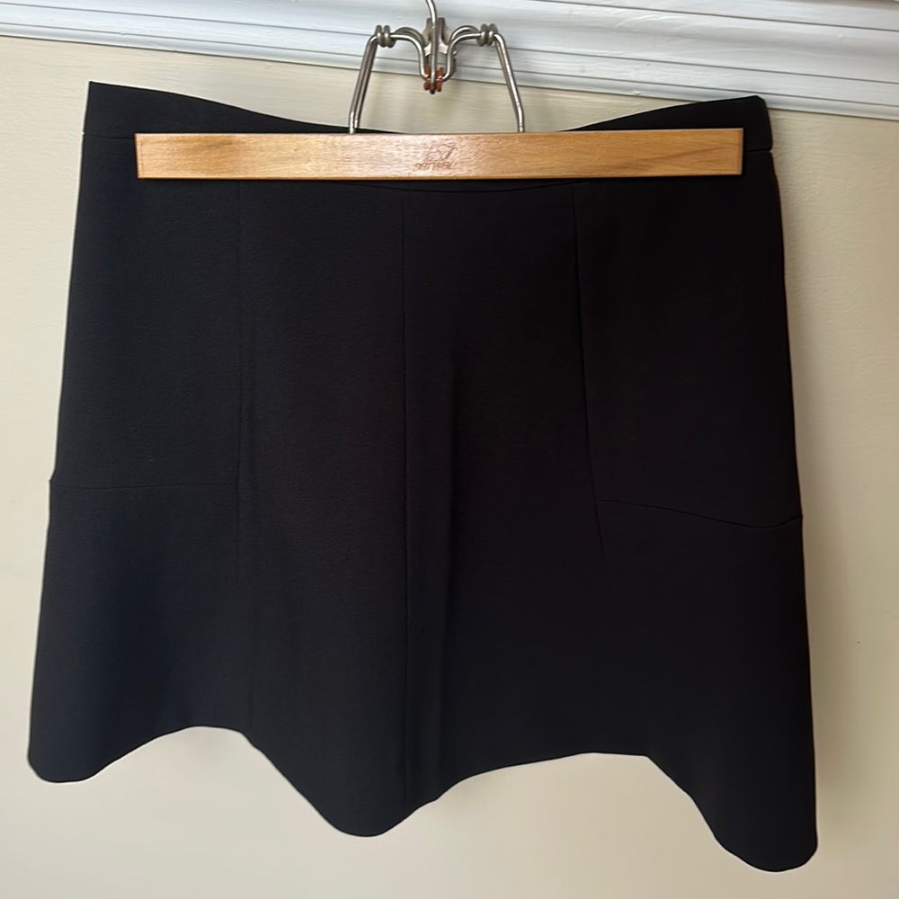 J.Crew black peplum skirt